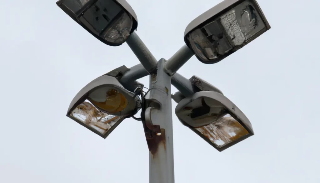 Rusty LED Street Lights