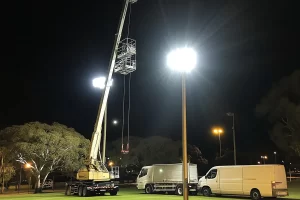 lighting pole retrofit